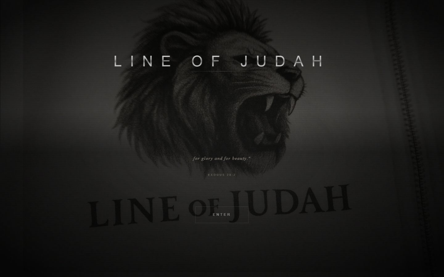 Line of Judah website by VeePo — Christian apparel e-commerce web design