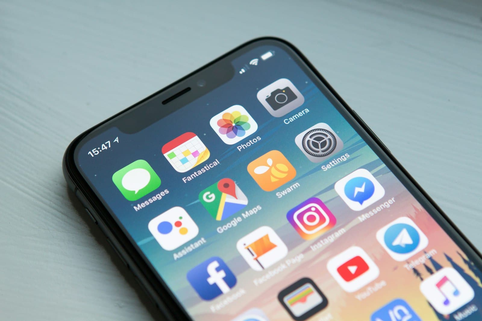 Mobile website speed test running on a phone for a Cochrane small business